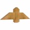 Ekena Millwork Eugene Rough Sawn Timber Gable Bracket, Western Red Cedar, 36"W x 10"H x 2"D x 6"F, 7/12 Pitch GBW036X10X0206EUG00RWR - alternate 4